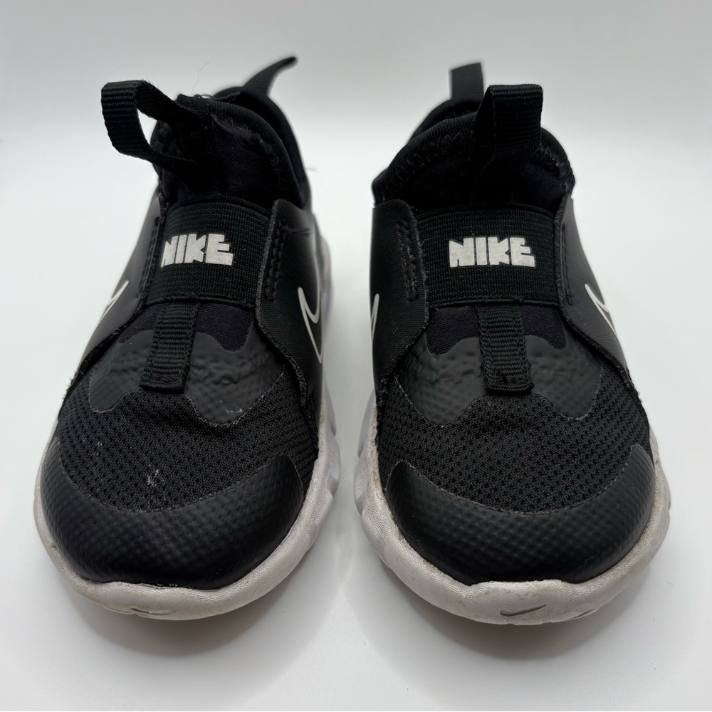 Nike Flex Runner Toddler Shoes Size 6C Black Slip On Sneakers Kids